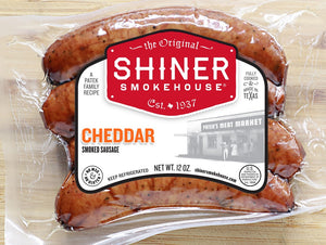 Shiner Smokehouse Cheddar Smoked Sausage Links