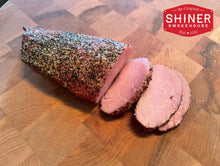 Load image into Gallery viewer, Shiner Smokehouse Hickory Smoked Peppered Pork Tenderloin