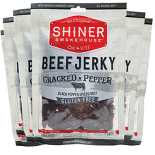 Load image into Gallery viewer, All Natural Beef Jerky Cracked Pepper Flavor (6 pack)
