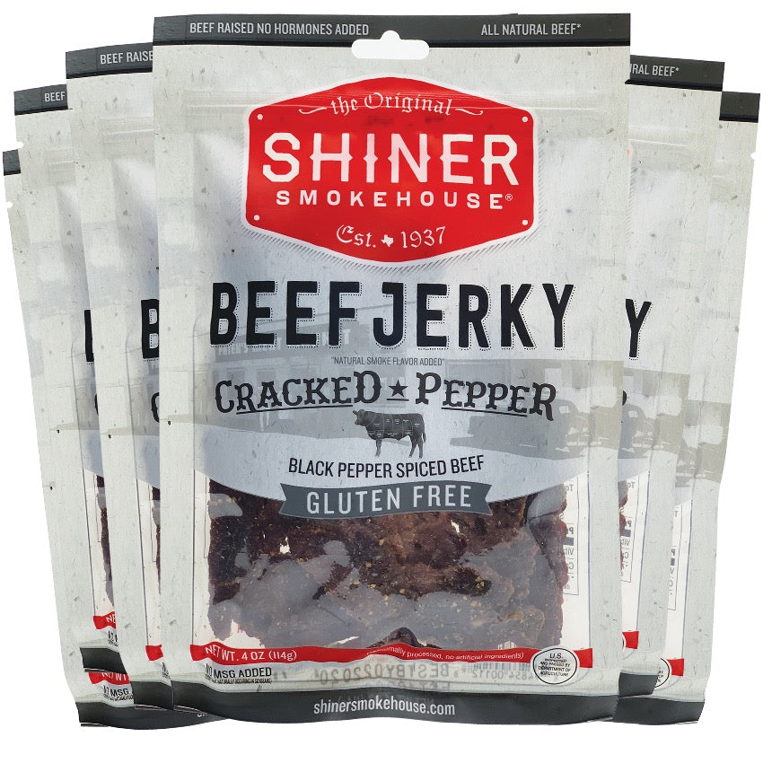 All Natural Beef Jerky Cracked Pepper Flavor (6 pack)