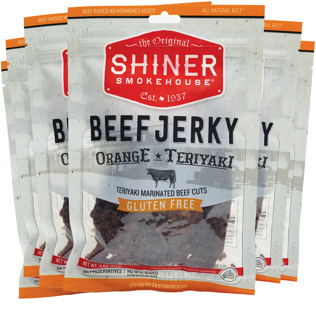 All Natural Beef Jerky Orange Teriyaki Flavor (6 pack)